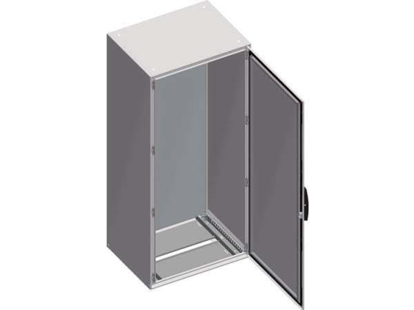 SCHNEIDER ELEKTRISK GULVSKAP 2000X800X400 MED MONTERINGSPLATE