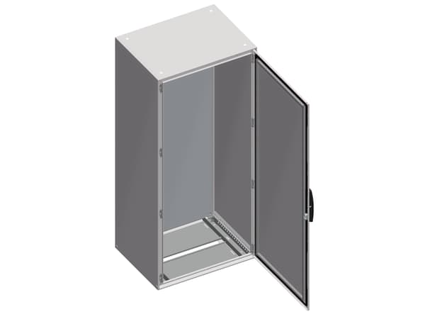 SCHNEIDER ELEKTRISK GULVSKAP 2000X800X400 MED MONTERINGSPLATE