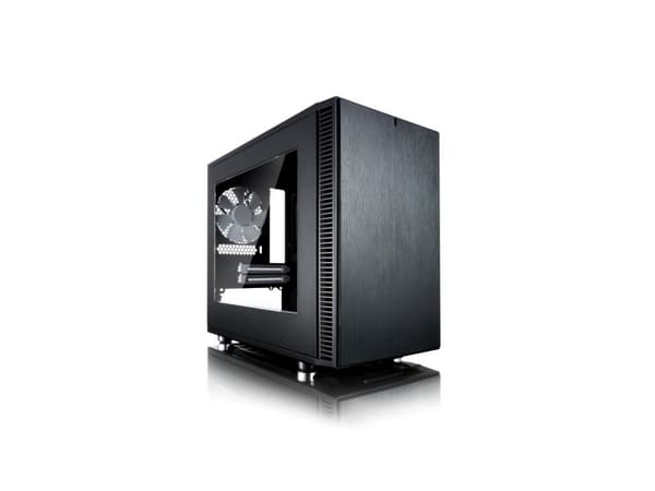Fractal Design Define Nano S - Window - Tower - ITX - sidepanel med vindu - ingen strømforsyning (ATX) - svart - USB/lyd