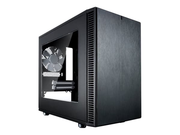 Fractal Design Define Nano S - Window - Tower - ITX - sidepanel med vindu - ingen strømforsyning (ATX) - svart - USB/lyd Sort