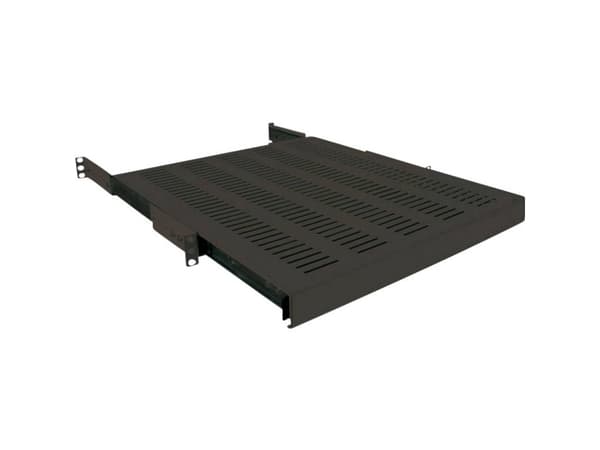 LogiLink SF1S15B, Sort, 35 kg, 1U, 483 mm, 1000 mm, 6 kg