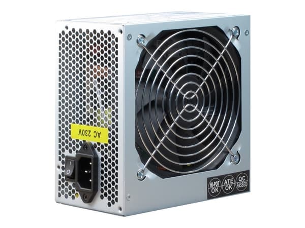 Inter-Tech SL-500 Plus, 500 W, 230 V, 50 - 60 Hz, 3 A, Aktiivinen, 120 W