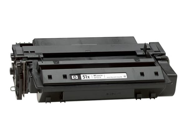 HP 51X - Suuritehoinen - musta - alkuperäinen - LaserJet - värikasetti (Q7551X) - LaserJet M3027, M3027x, M3035, M3035xs, P3005, P3005d, P3005dn, P30