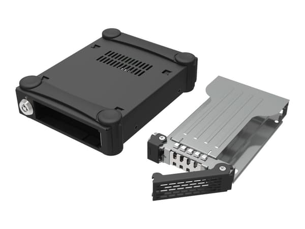 Cremax ICY Dock ToughArmor MB991U3-1SB - Bevegelig lagerrack - 2.5" - USB 3.0 - USB 3.0 - matt svart Sort