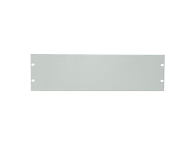 LogiLink PN104G, Blankt panel, Grå, Stål, 4U, 48,3 cm (19"), 482,6 mm