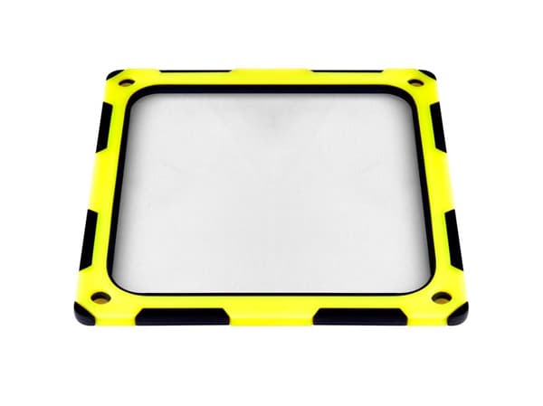 SilverStone FF124 - Systemviftefilter - 120 mm - svart, gul