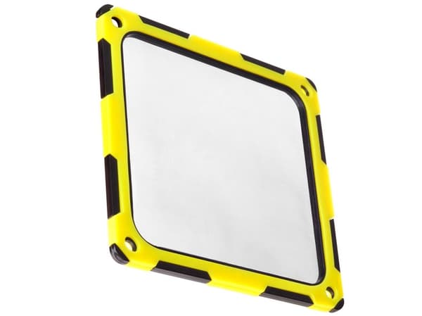 SilverStone FF124 - Systemviftefilter - 120 mm - svart, gul