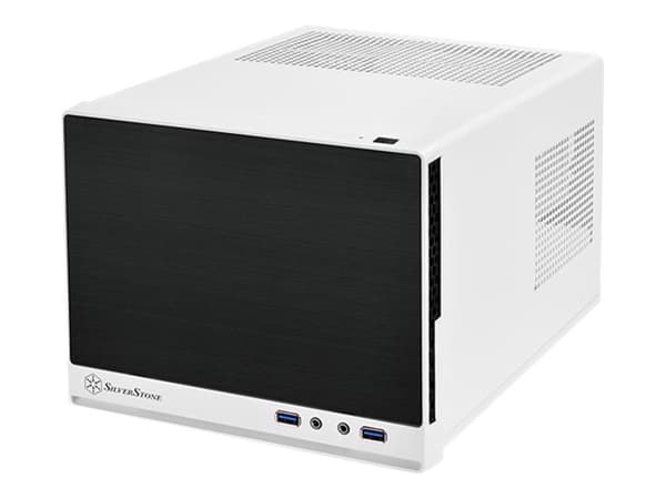 Silverstone SG13, Mini Tower, PC, Musta, Valkoinen, Mini-ATX, Mini-DTX, Terästä, 6,1 cm musta, Valkoinen