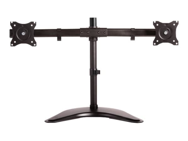 Neomounts NM-D335D - Stativ - full bevegelse - for 2 LCD-skjermer - svart - skjermstørrelse: 10"-27" - skrivebordsstativ, klemmemonterbar, malje, skr