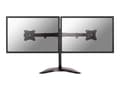 Miniatyrbilde 2 av 5: Neomounts NM-D335D - Stativ - full bevegelse - for 2 LCD-skjermer - svart - skjermstørrelse: 10"-27" - skrivebordsstativ, klemmemonterbar, malje, skr