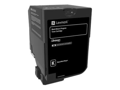 Lexmark - Svart - original - tonerpatron LCCP, LRP - for Lexmark CS720de, CS720dte, CS725de, CS725dte, CX725de, CX725dhe, CX725dthe