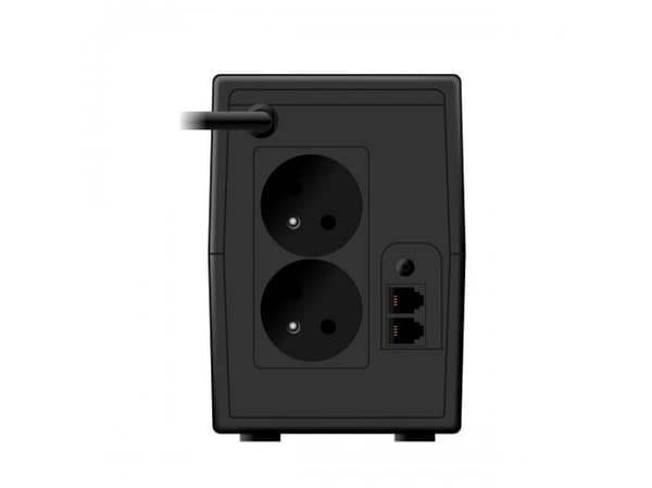 EVER EASYLINE 850 - UPS - AC 230 V - 480 watt - 850 VA - 9 Ah - USB - utgangskontakter: 1