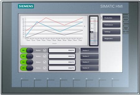 Siemens 6AV21232JB030AX0, 22,9 cm (9"), 800 x 480 pikseliä, TFT, Resistiivinen, Musta, TCP/IP, DHCP, SNMP, DCP, LLDP