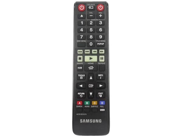 Samsung AK59-00167A, TV, Trykknapper, Sort