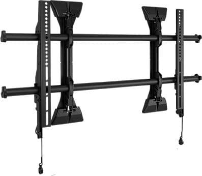 Chief Fusion Large Adjustable Fixed Display Wall Mount - For Displays 42-86" - Black - Monteringssats (väggfäste) - för platt panel - svart - skärmst