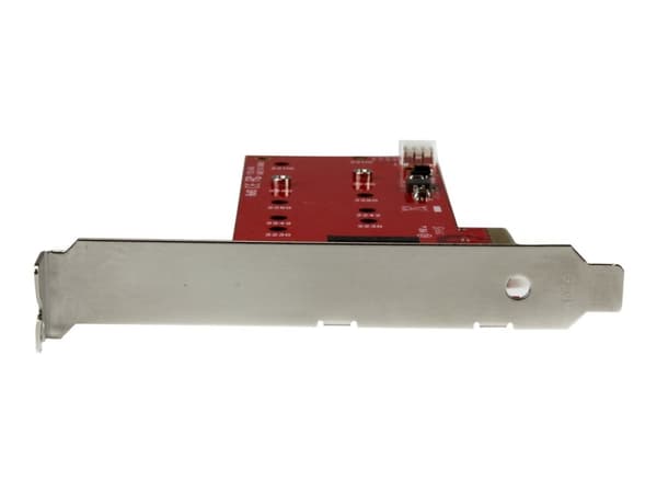 StarTech.com 2x M.2 SATA SSD-kontrollerkort - PCIe - PCI Express M.2 SATA III-kontroller - NGFF-kortadapter (PEX2M2) - Lagringskontroll - M.2 - M.2-k