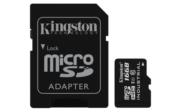 Kingston - Flashminnekort (microSDHC til SD-adapter inkludert) - 16 GB - UHS Class 1 / Class10 - microSDHC UHS-I