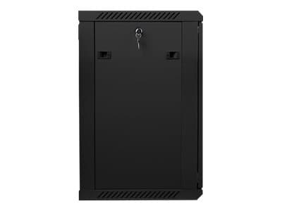 Lanberg - Rack skåp - väggmontering - svart, RAL 9004 - 15U - 19"