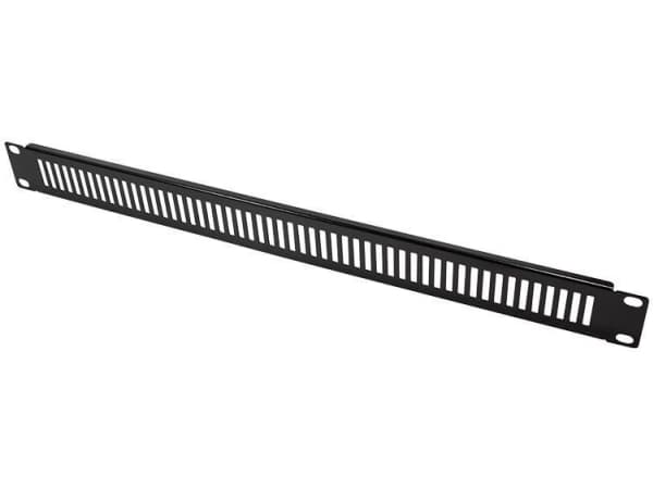 LogiLink PN111B, Sort, Stål, 1U, 48,3 cm (19"), 482,6 mm, 7,5 mm
