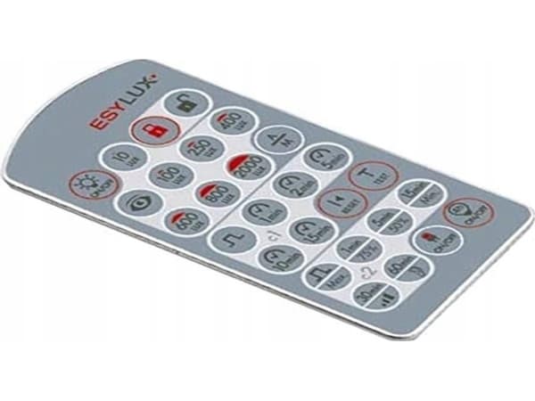 ESYLUX EM10425509, IR Kabelfri, Trykknapper, Blå, Sølv