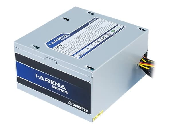 Chieftec GPB-500S, 500 W, 200 - 240 V, 47 - 63 Hz, 4 A, Aktiivinen, 110 W Hopea