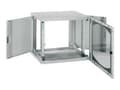 Miniatyrbild 1 av 5: Schneider CaSys OPB NSYOPB6U4F Enclosure with Fixed Rack - Skåp - väggmontering - RAL 7035, grå pulveröverdragning - 6U - 19"