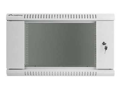 Lanberg - Rack skåp - väggmontering - grå, RAL 7035 - 6U - 19"