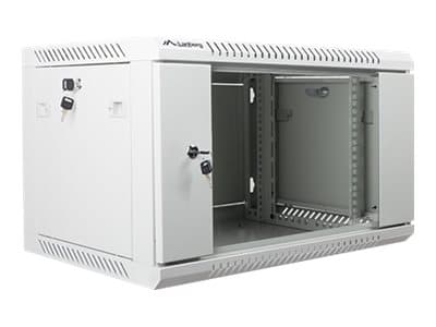 Lanberg - Rack skåp - väggmontering - grå, RAL 7035 - 6U - 19"