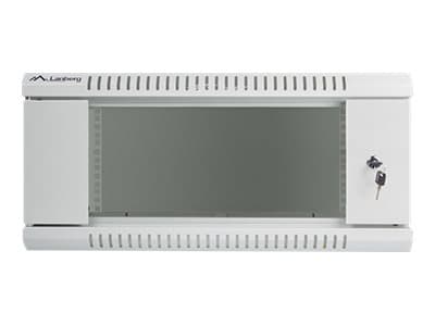Lanberg - Rack skåp - väggmontering - grå, RAL 7035 - 4U - 19"