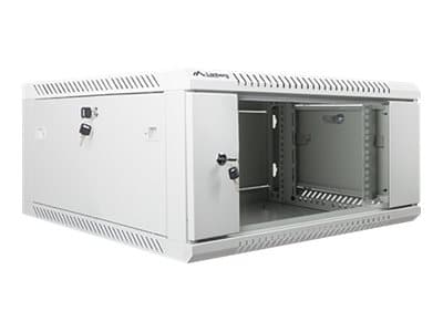 Lanberg - Rack skåp - väggmontering - grå, RAL 7035 - 4U - 19"