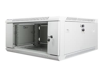 Lanberg - Rack skåp - väggmontering - grå, RAL 7035 - 4U - 19"