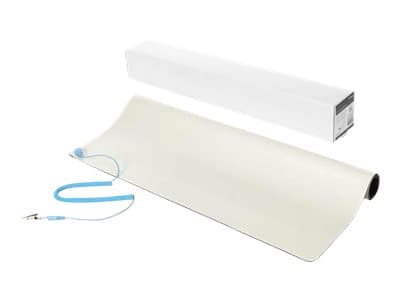 StarTech.com Antistaattinen matto - 25" x 27.5" sähköinen maadoittava työpöytätyyny - kotiin tai töihin - beige (M3013) - Antistaattinen työpöytäalus