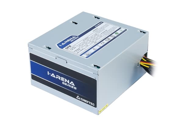 Chieftec iARENA GPB-450S - Strømforsyning (intern) - ATX12V 2.3 - 80 PLUS Bronze - AC 230 V - 450 watt - aktiv PFC - sølv
