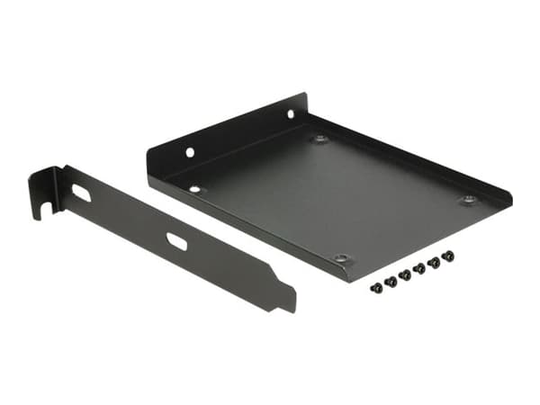 Delock - Monteringsramme for PCI-spors harddiskstasjon - kapasitet: 1 harddiskstasjon (2,5") - svart