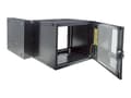 Miniatyrbild 3 av 5: Intellinet Network Cabinet, Wall Mount (Double Section Hinged Swing Out), 15U, Usable Depth 385mm/Width 465mm, Black, Flatpack, Max 30kg, Swings out