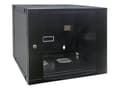 Miniatyrbild 5 av 5: Intellinet Network Cabinet, Wall Mount (Double Section Hinged Swing Out), 15U, Usable Depth 385mm/Width 465mm, Black, Flatpack, Max 30kg, Swings out