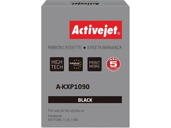 Activejet A-KXP1090, Panasonic KXP: 110, 115, 145, 1030, 1031, 1080, 1081, 1082, 1083, 1090, 1091, 1092, 1095, 1124,..., Musta, Pistematriisi, 400000