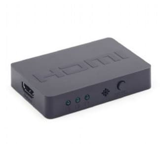 Cablexpert DSW-HDMI-34 - Video-/ljudomkopplare - 3 x HDMI - skrivbordsmodell