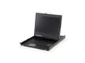 Miniatyrbilde 3 av 5: LevelOne KVM-8901 - KVM-konsoll - PS/2, USB - 19" - kan monteres i rack - 1440 x 900 - 250 cd/m² - 500:1 - VGA