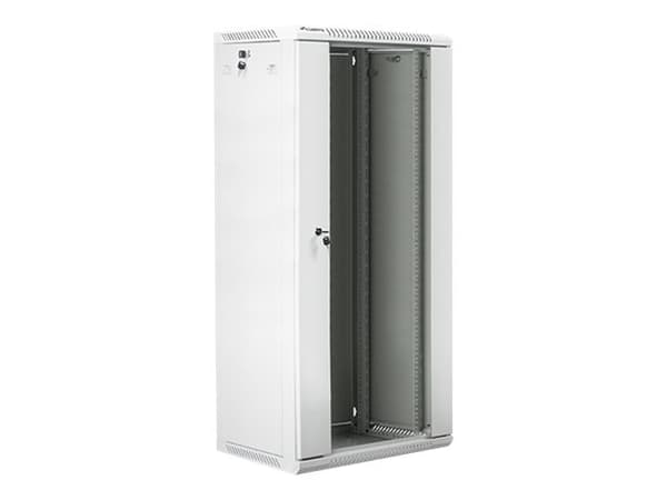 Lanberg - Rack skåp - väggmontering - grå, RAL 7035 - 27U - 19"