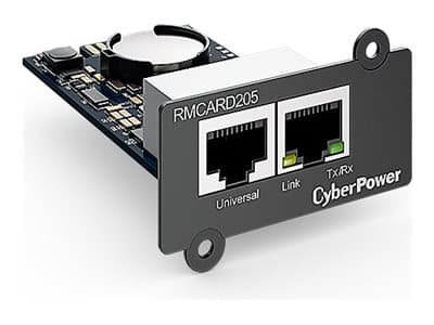 CyberPower RMCARD205 - Sovitin fjernadministration - 100Mb LAN - 100Base-TX - Smart App Professional Rackmount Series PR3000; Smart App Sinewave PR10