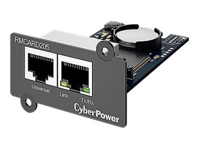 CyberPower RMCARD205 - Adapter for fjernstyrt administrasjon - 100Mb LAN - 100Base-TX - for Smart App Professional Rackmount Series PR3000; Smart App