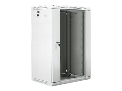 Lanberg - Rack skåp - väggmontering - grå, RAL 7035 - 18U - 19"
