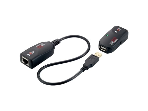 LogiLink UA0207, Ledningsført, USB, Ethernet, 480 Mbit/s, Sortera Svart
