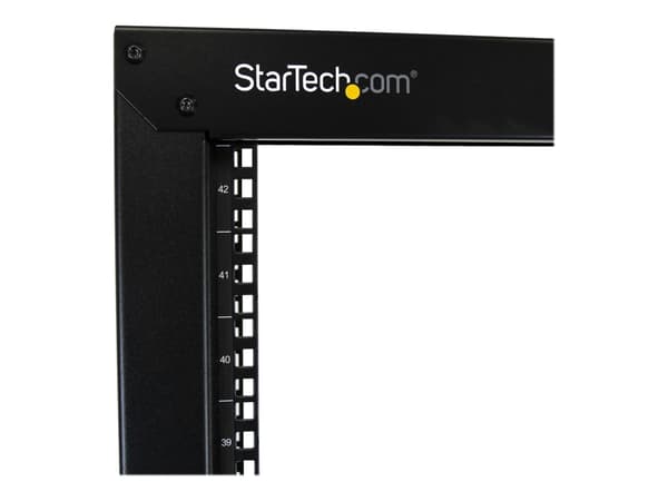 StarTech.com Serverhylla med 2 stolpar och hjul - 42U - Rack öppen ram - 42U - TAA-kompatibel - för P/N: CABSCREWM5B, CABSCREWSM5, CABSCREWSM5B, CABS