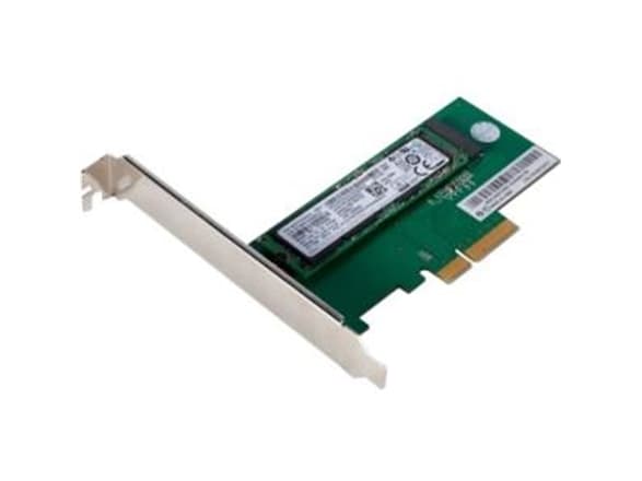 Lenovo ThinkStation M.2 SSD Adapter - Grensesnittsadapter - M.2 - Expansion Slot to M.2 - M.2 Card - PCIe 3.0 x4 - for ThinkCentre M75t Gen 2; ThinkS
