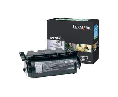Lexmark 12A7460, 5000 sivua, Musta, 1 kpl