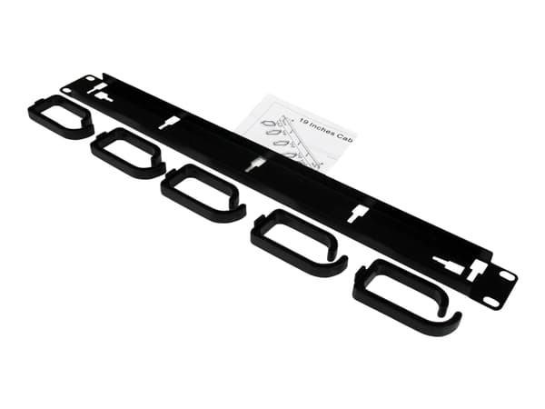 StarTech.com Server Rack Cable Management - 1U -19" Metal Rackmount Panel - Rack-kabelføringssett - 1U - 19" - for P/N: RACK-18U-20-WALL-OA, RACK-21U