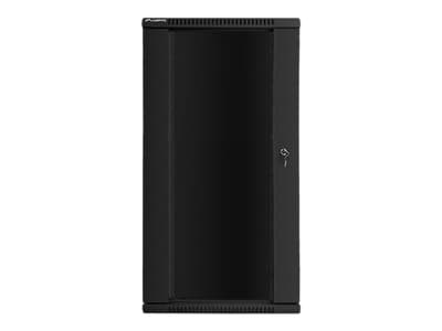Lanberg - Rack skåp - väggmontering - svart, RAL 9004 - 27U - 19"