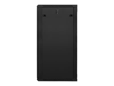 Lanberg - Rack skåp - väggmontering - svart, RAL 9004 - 27U - 19"
